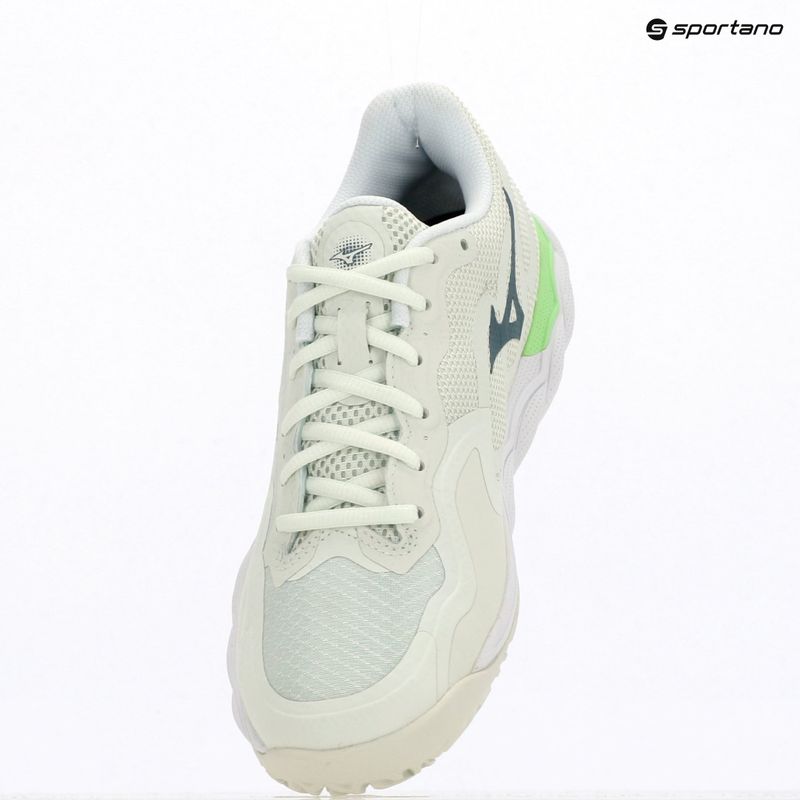 Кросівки для паделю жіночі Mizuno Wave Enforce Court Padel phantom green/white/glowing ap 9