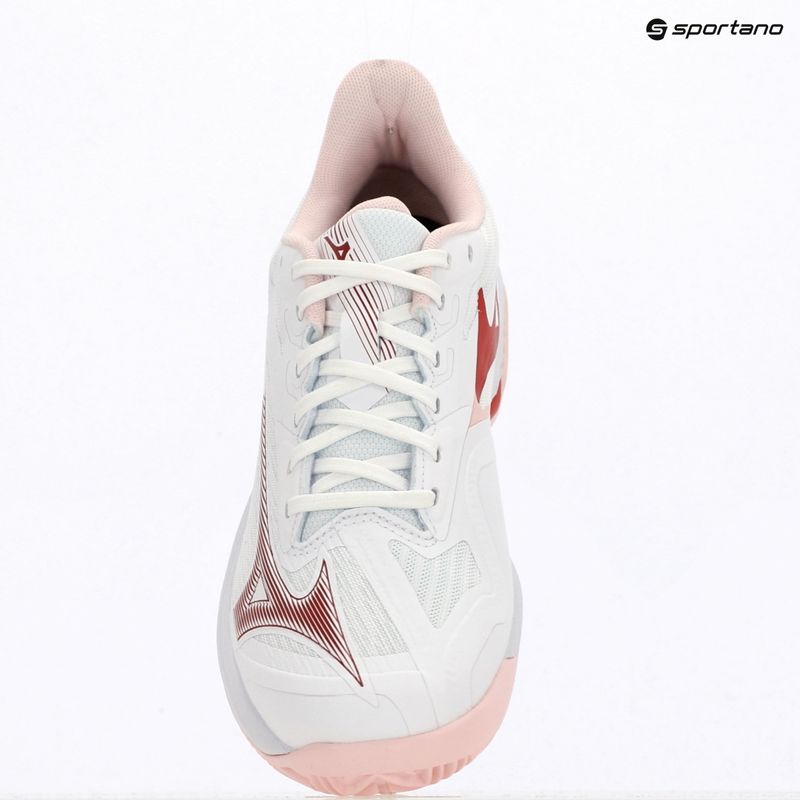 Кросівки тенісні жіночі Mizuno Wave Exceed Court CC W white/pinkesque/barbados cherr 9