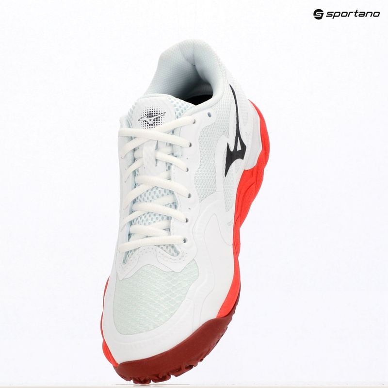Кросівки тенісні чоловічі Mizuno Wave Enforce Court CC fiery red/white/sun-dried tomato 9