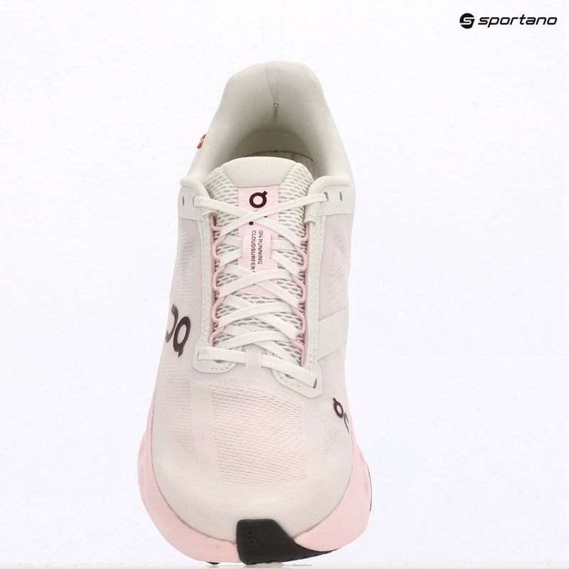Кросівки для бігу жіночі On Cloudsurfer Next peony/ivory 9
