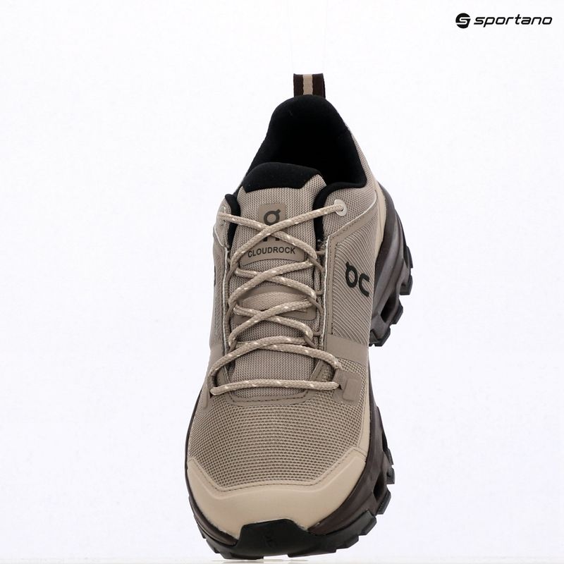 Кросівки жіночі On Cloudrock Low Waterproof cinder/ox 9