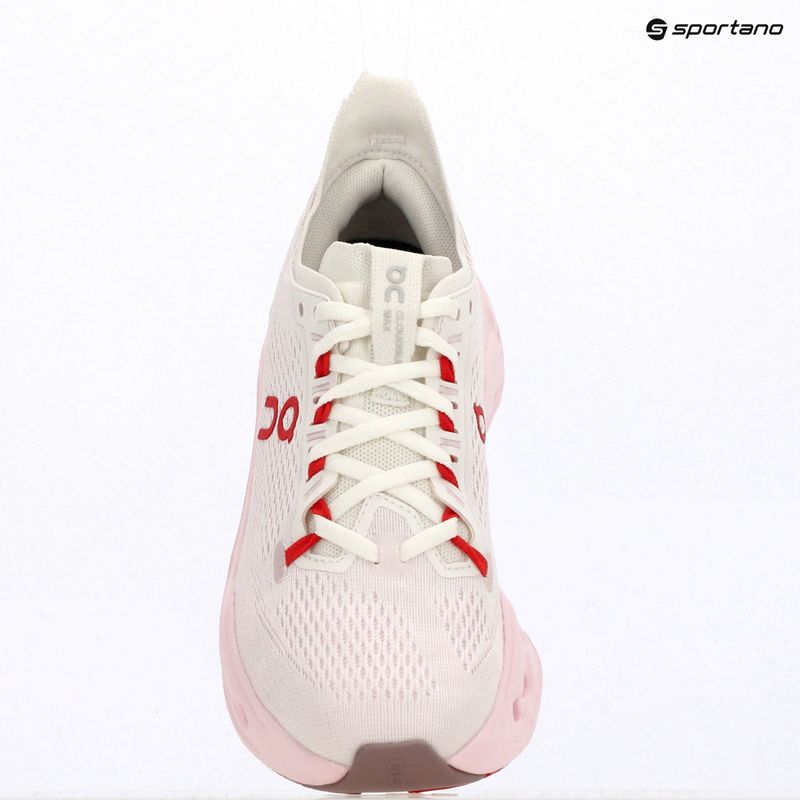 Кросівки для бігу жіночі On Cloudsurfer Max ivory/peony 9