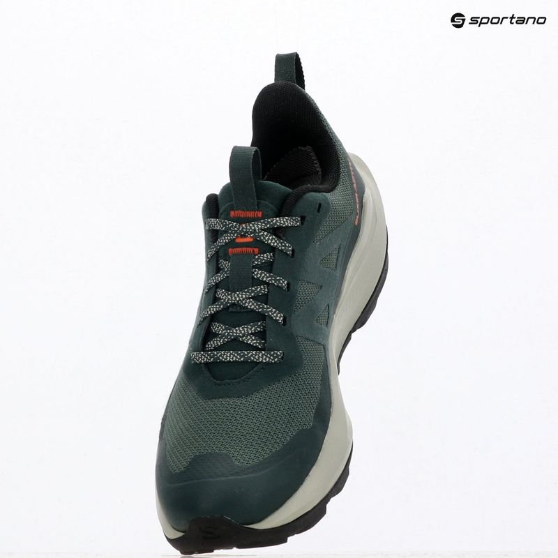 Кросівки туристичні чоловічі Salomon Elixir Activ GTX scarab/green gable 10