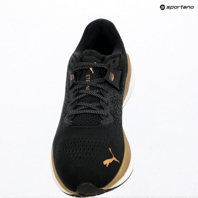 Кросівки для бігу жіночі Puma Eternity Nitro black/gold/white 9