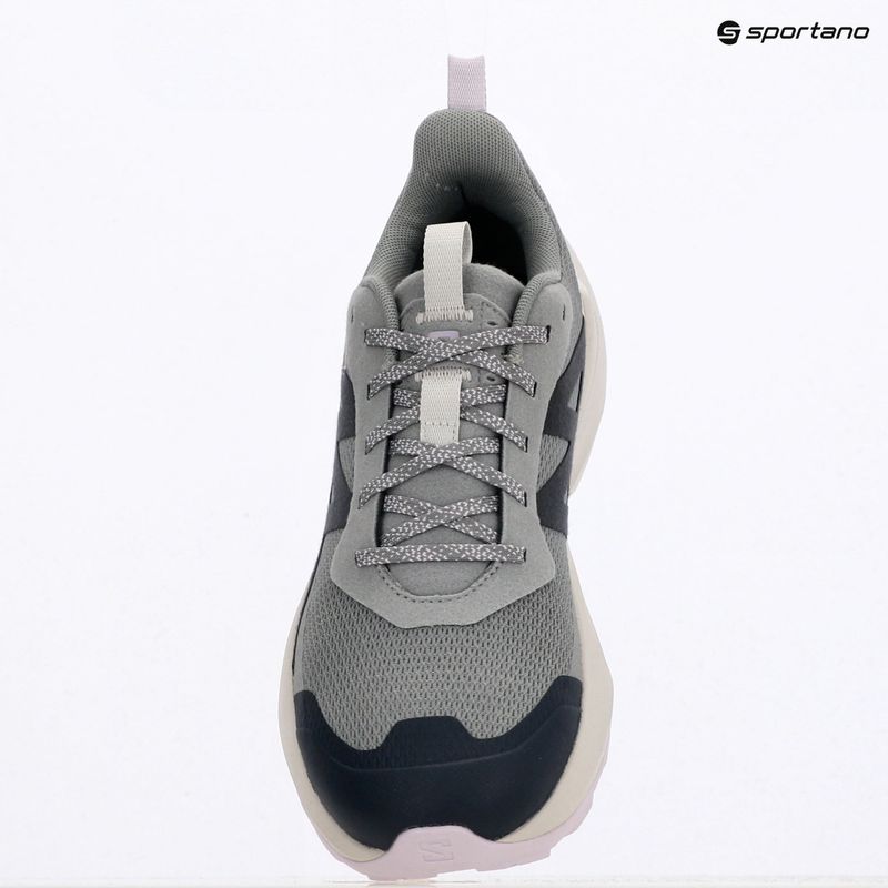 Кросівки туристичні жіночі Salomon Elixir Activ GTX shskin/glacier gray/opetal 11