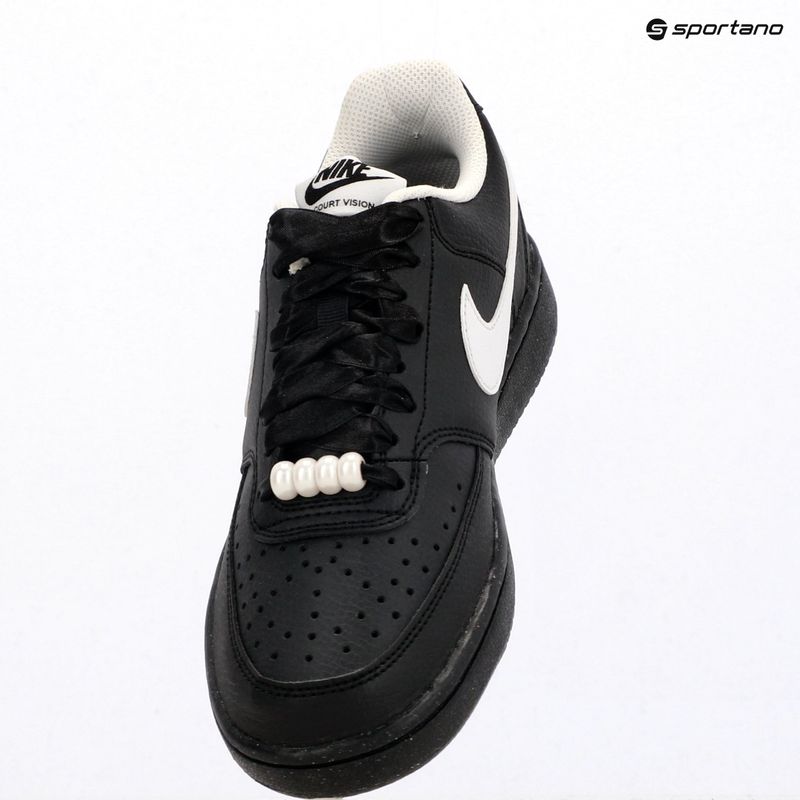 Взуття жіноче Nike Court Vision Low black/white 6
