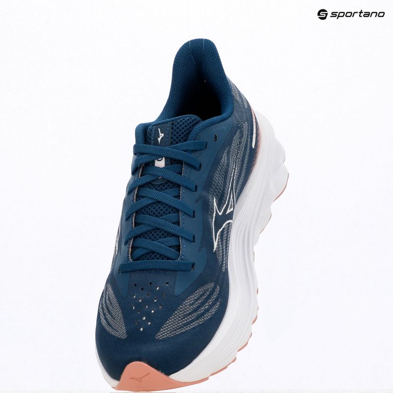 Кросівки для бігу жіночі Mizuno Wave Skyrise 7 sailor blue/white/rose elegance 7