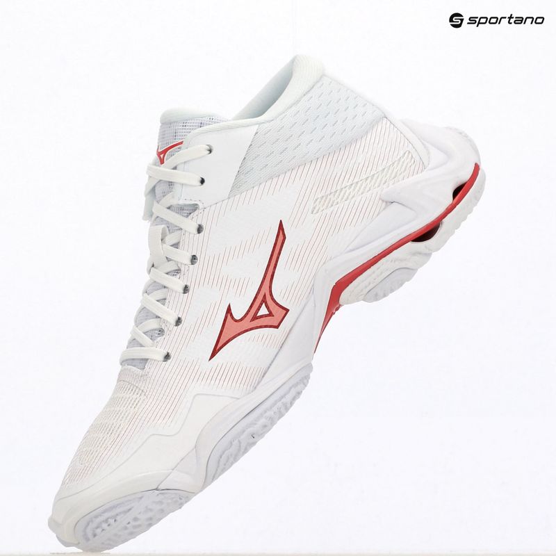 Кросівки волейбольні жіночі Mizuno Wave Lightning Elite Mid white/rose elegance/lava falls 4
