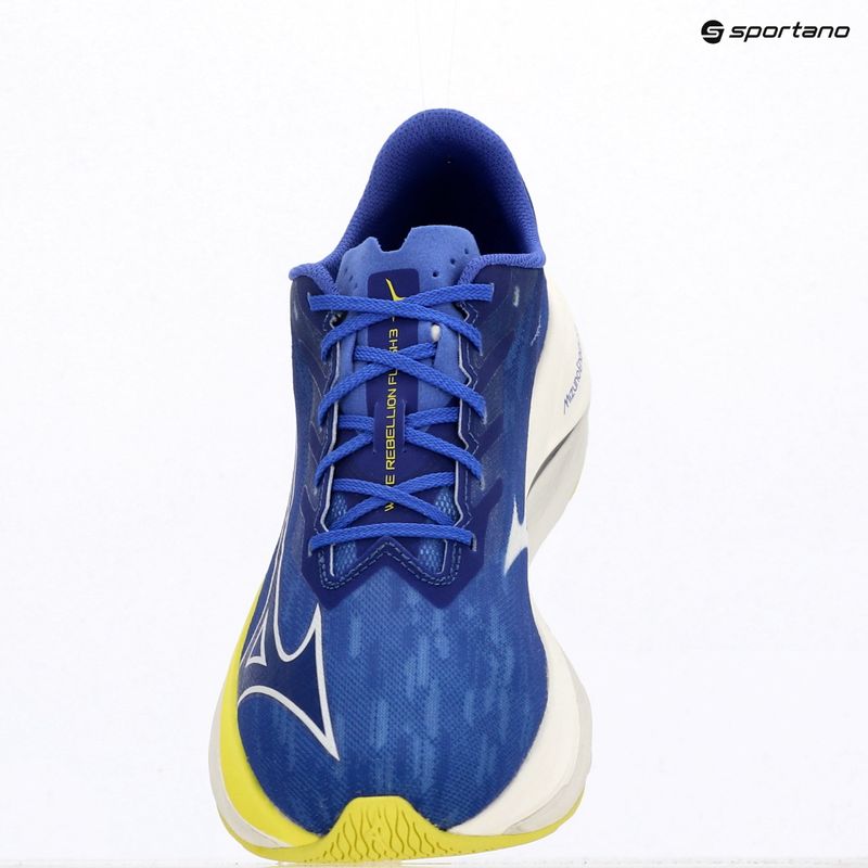 Кросівки для бігу чоловічі Mizuno Wave Rebellion Flash 3 dazzling blue/surf the web/fortune yellow 4