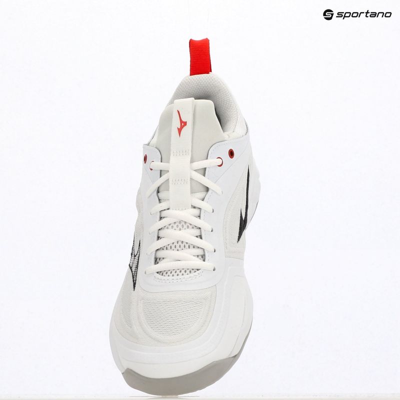 Кросівки волейбольні Mizuno Wave Luminous 3 white/black/fiery red 4