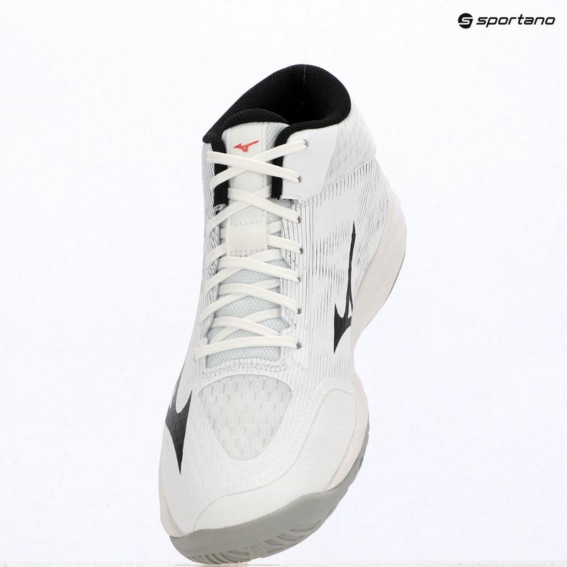 Кросівки волейбольні Mizuno Lightning Select Mid white/black/fiery red 4