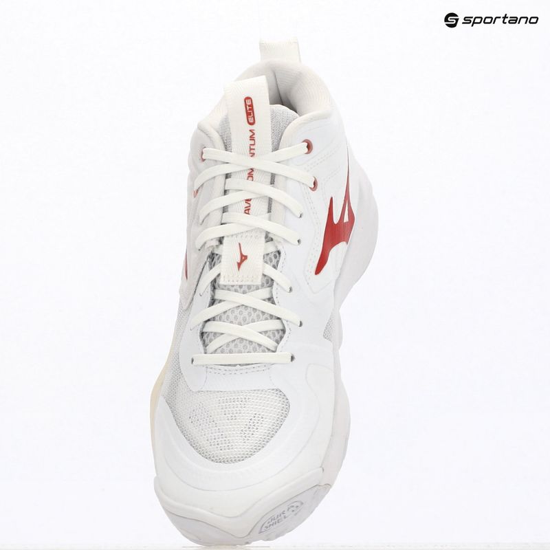 Кросівки волейбольні жіночі  Mizuno Wave Momentum Elite Mid white/rose elegance/lava falls 4