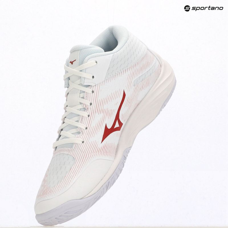 Кросівки волейбольні жіночі Mizuno Lightning Select Mid white/rose elegance/lava falls 4