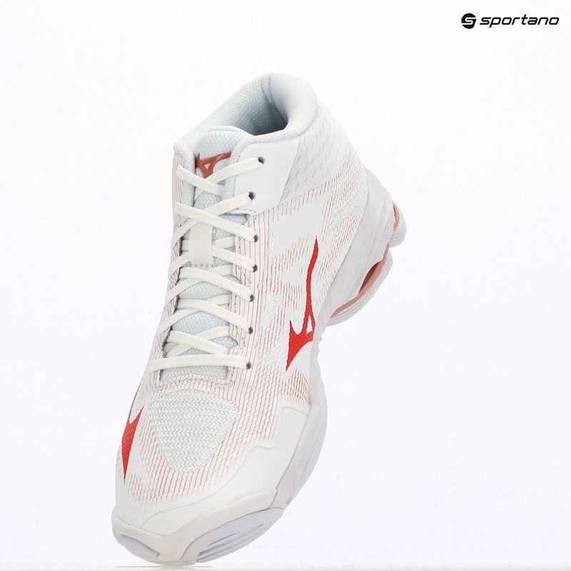 Кросівки волейбольні жіночі Mizuno Wave Lightning Pro Mid white/rose elegance/lava falls 4