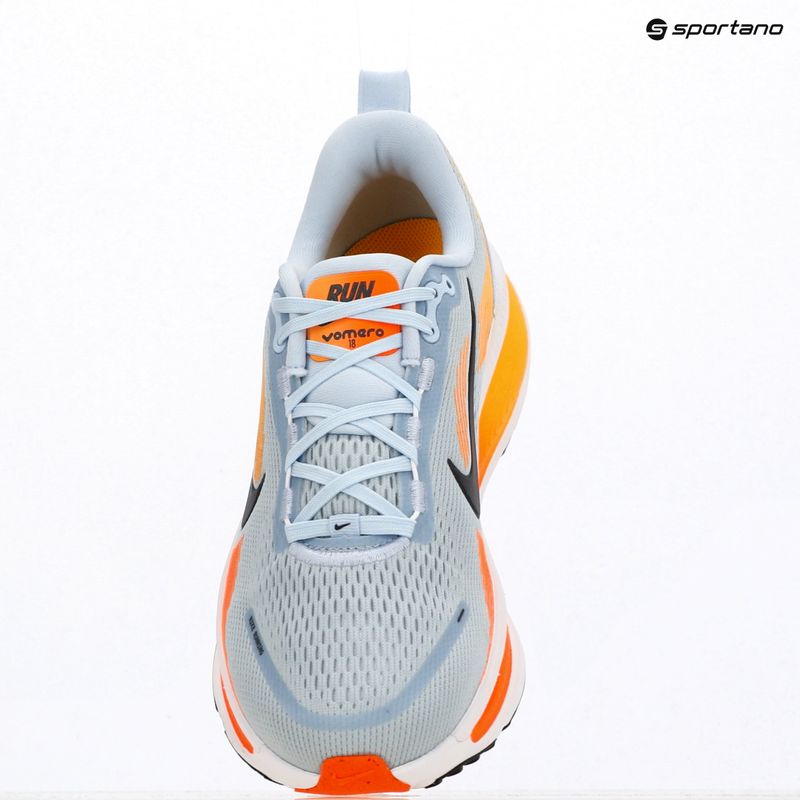 Кросівки для бігу чоловічі Nike Vomero 18 hydrogen blue/laser orange/black 6