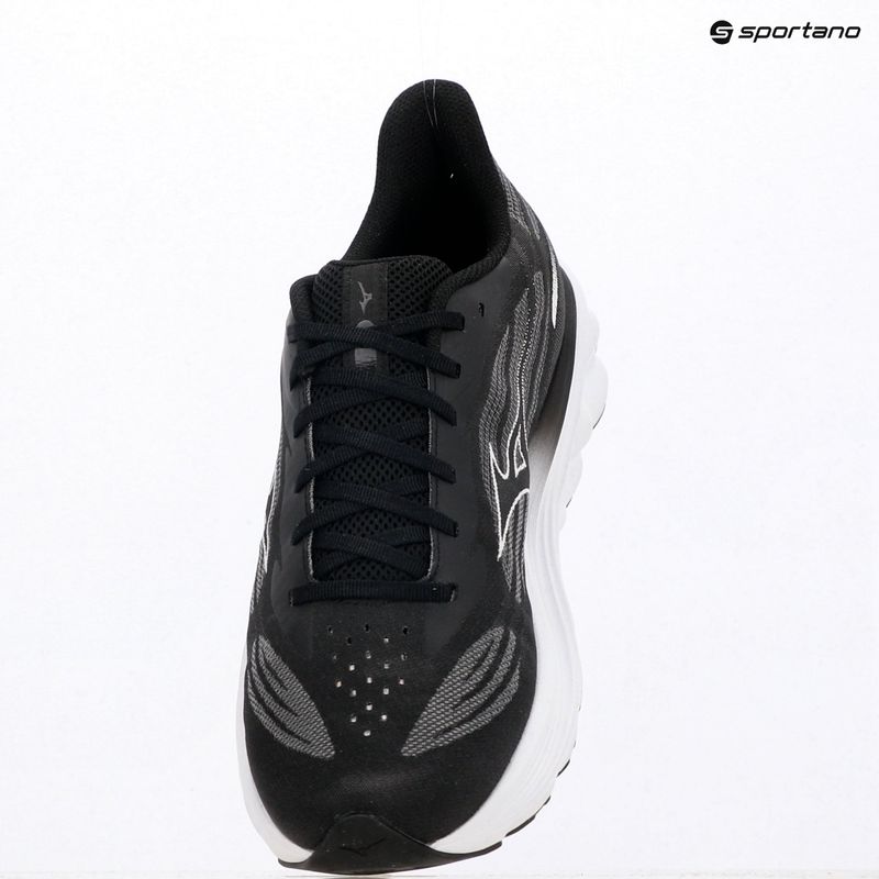 Кросівки для бігу чоловічі Mizuno Wave Skyrise 7 black/white/iron gate 7