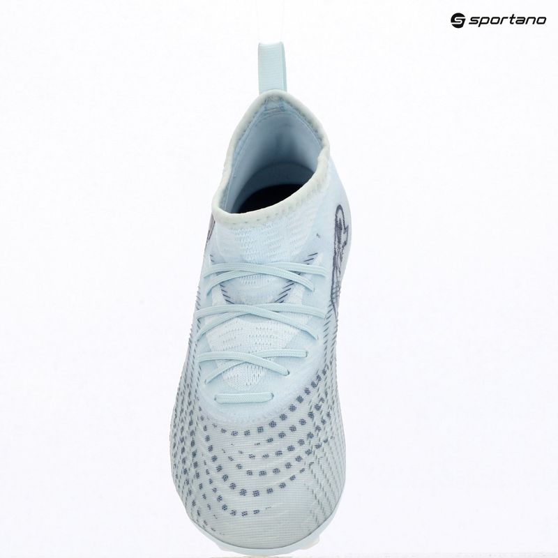 Кросівки футбольні дитячі PUMA Future 9 Match FG/AG Jr icy blue/puma white/blue jewel 3