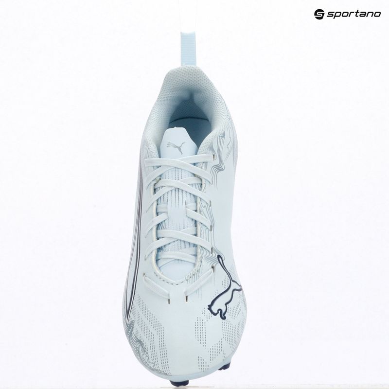 Кросівки футбольні дитячі PUMA Ultra 6 Play FG/AG Jr icy blue/puma white/blue jewel 3