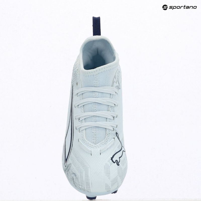 Кросівки футбольні дитячі PUMA Ultra 6 Match FG/AG Jr icy blue/puma white/blue jewel 4
