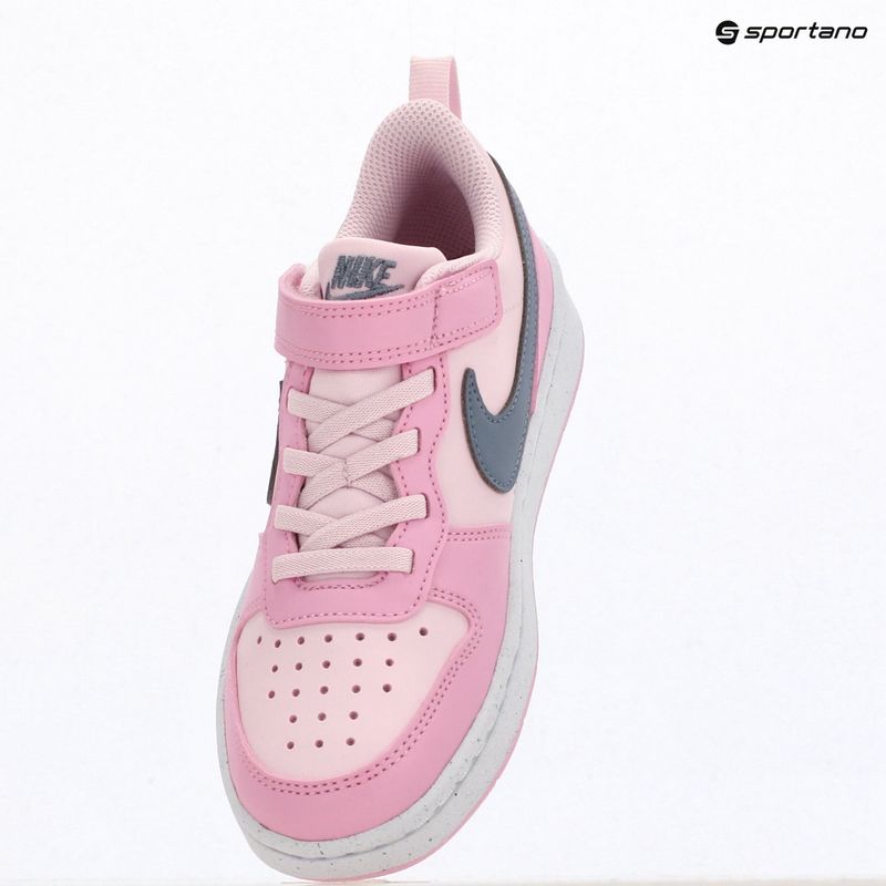 Взуття дитяче Nike Court Borough Low Recraft pink foam/pink rise/white/ashen slate 6