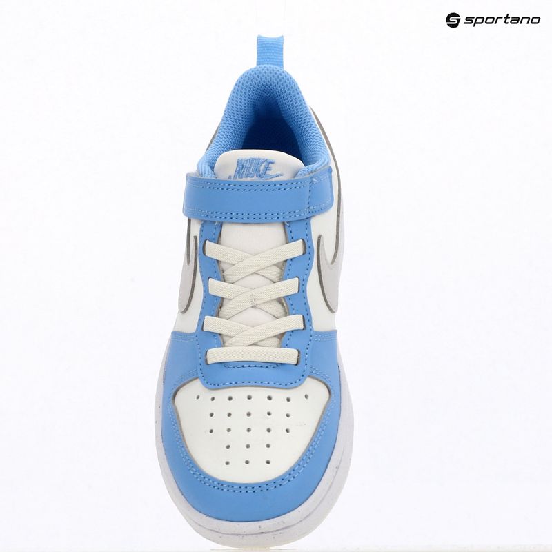Взуття дитяче Nike Court Borough Low Recraft summit white/cobalt pulse/vast grey 6