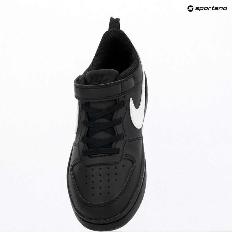 Взуття дитяче Nike Court Borough Low Recraft black/black/white 6