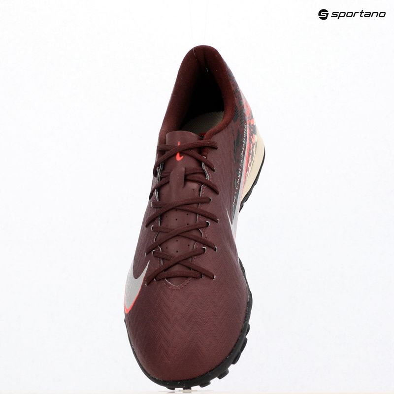 Кросівки футбольні чоловічі Nike United Mercurial Vapor 16 Academy TF burgundy crush/metallic silver 6