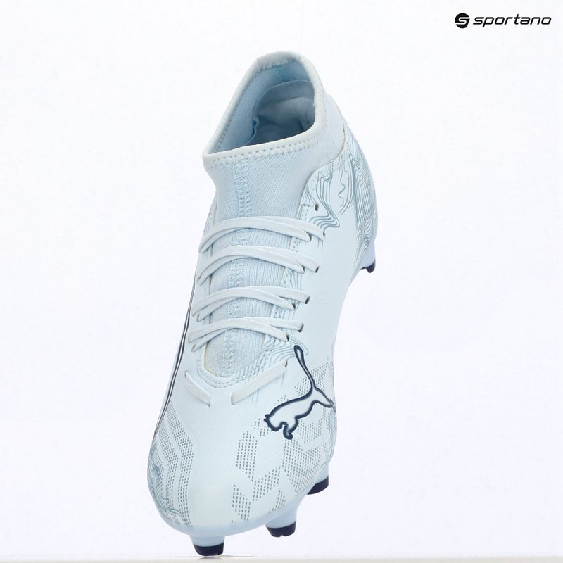 Кросівки футбольні PUMA Ultra 6 Play+ FG/AG icy blue/puma white/blue jewel 11