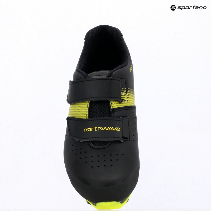 Дитяче велосипедне взуття MTB Northwave Hammer Junior black/yellow fluo 5