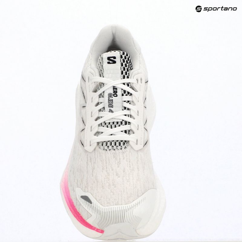 Кросівки для бігу жіночі Salomon Aero Glide 4 white/white/black 6