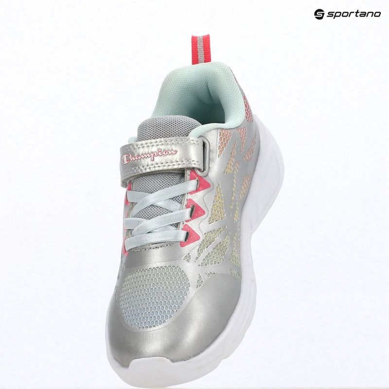 Взуття дитяче Champion Wave Tri G PS Low Cut silver/blue burgundy/imperial light blue 10
