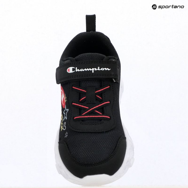 Взуття дитяче Champion Funfair Print G PS Low Cut new black/fluorescent pink/imperial light blue 10