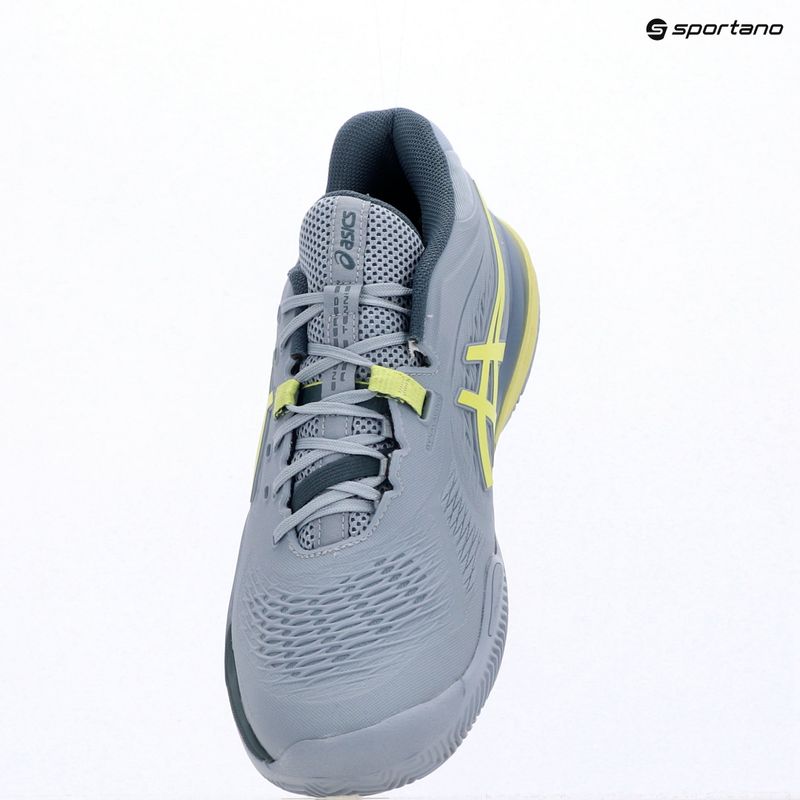 Кросівки тенісні чоловічі ASICS Gel-Resolution X Clay grey blue/pistachio 9