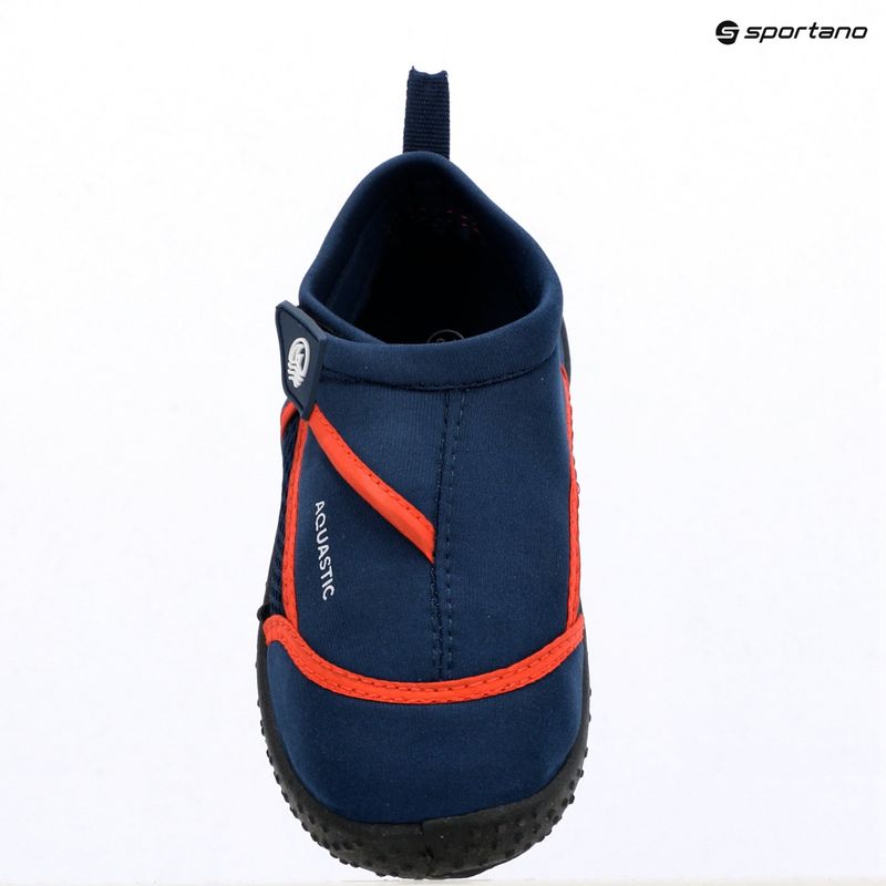 Аквашузи дитячі AQUASTIC Nino navy blue/red 13