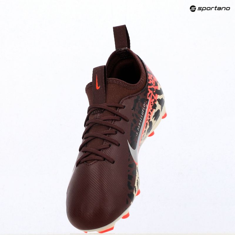 Футбольне взуття дитяче Nike United Jr. Mercurial Vapor 16 Academy MG burgundy crush/metallic silver 12