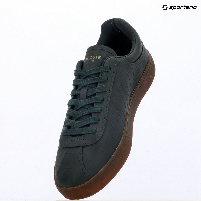 Кросівки чоловічі Lacoste Baseshot dark green/gum 9