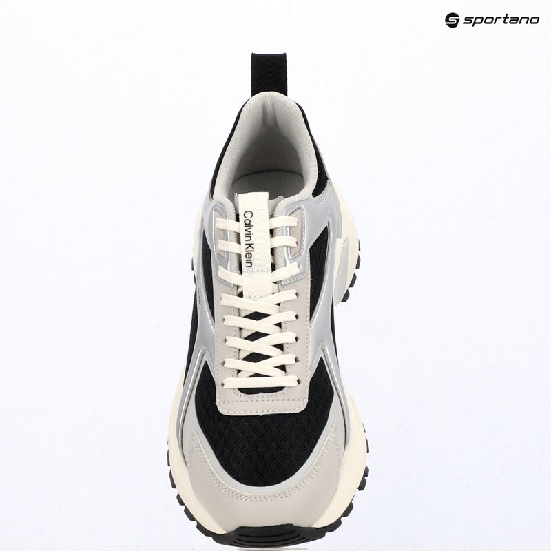 Взуття жіноче Calvin Klein HW0HW03140 Hike Run Stripe Mesh Met black/silver/light grey 9