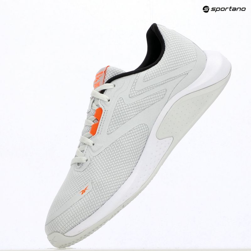 Кросівки для тренувань чоловічі Reebok Nanoflex Tr 3 grey/black/atomic tangerine 9