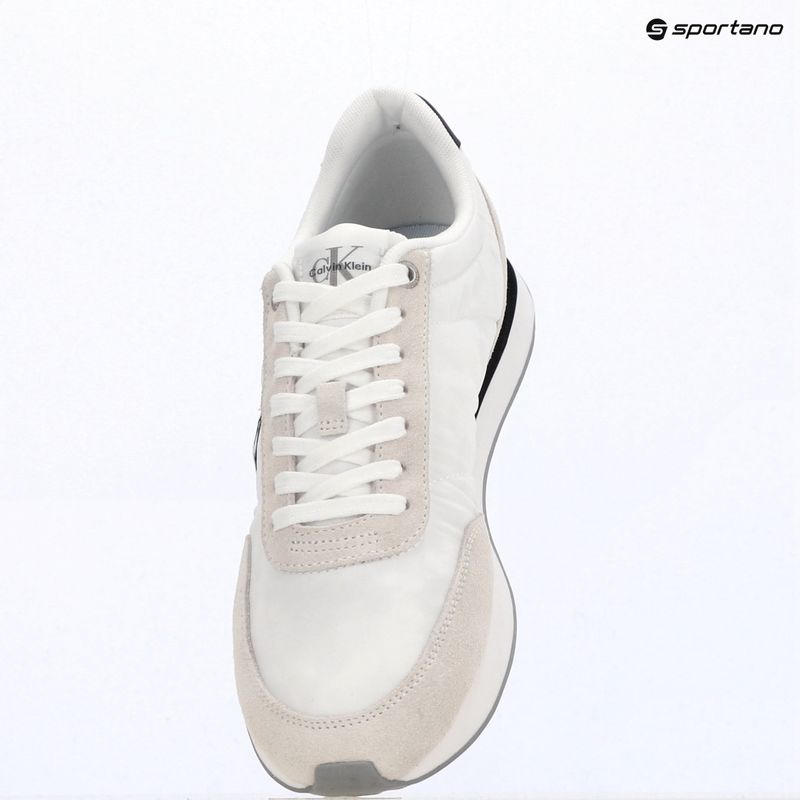 Кросівки жіночі Calvin Klein YW0YW01990 Retro Runner Lace Up Nylon MG bright white/black 9
