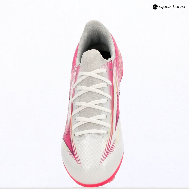 Кросівки футбольні дитячі Mizuno Alfa III Select Jr FG white/fuchsia purple 10