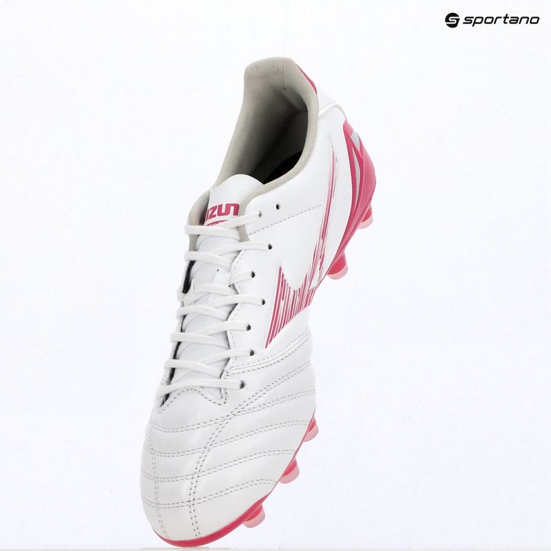 Кросівки футбольні Mizuno Morelia Neo IV Pro FG white/fuchsia purple/fuchsia purple 12