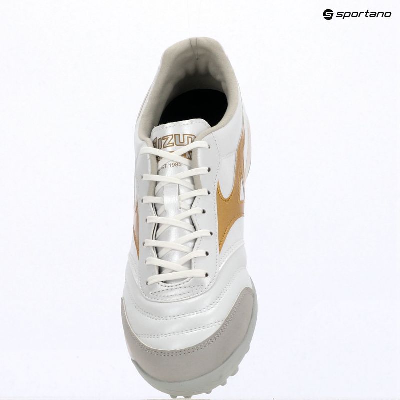 Кросівки футбольні Mizuno Morelia Sala Pro TF white/football gold/galaxy silver 15