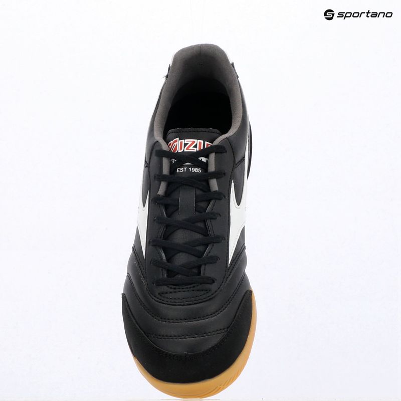 Кросівки футбольні Mizuno Morelia Sala Pro IN black/white/chinese red 15
