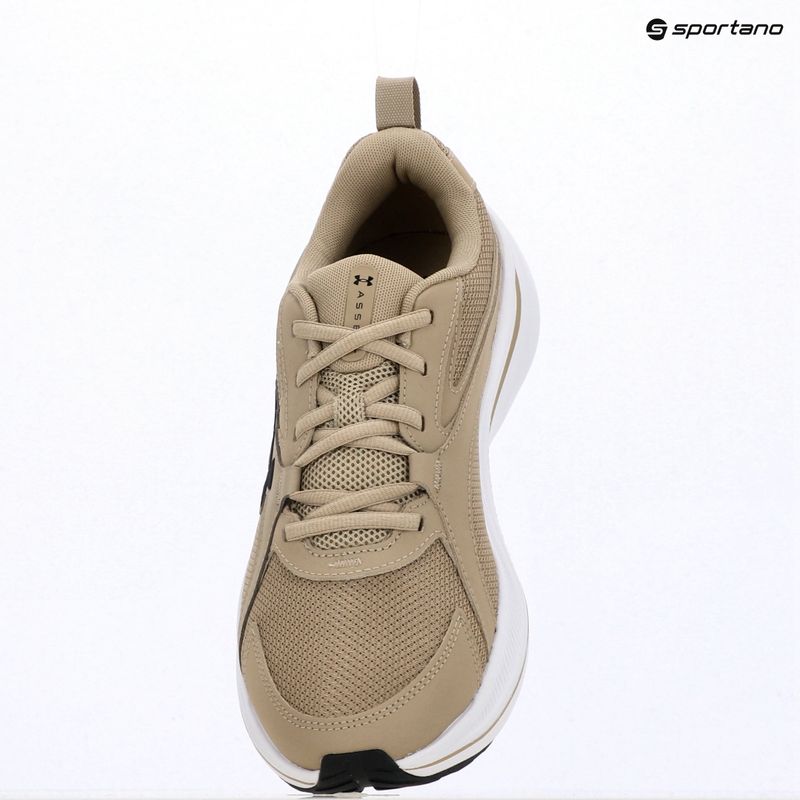 Чоловічі бігові кросівки Under Armour Assert 11 city khaki/summit white/summit white 9