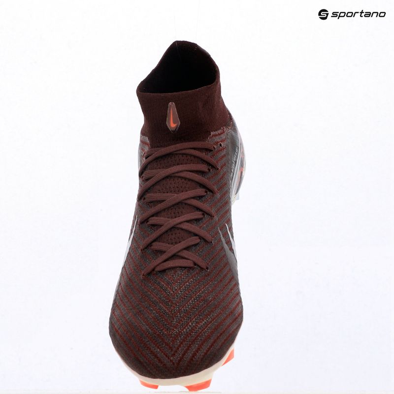 Кросівки футбольні чоловічі Nike United Superfly 10 Elite burgundy crush/university red/fossil/metal silver 10