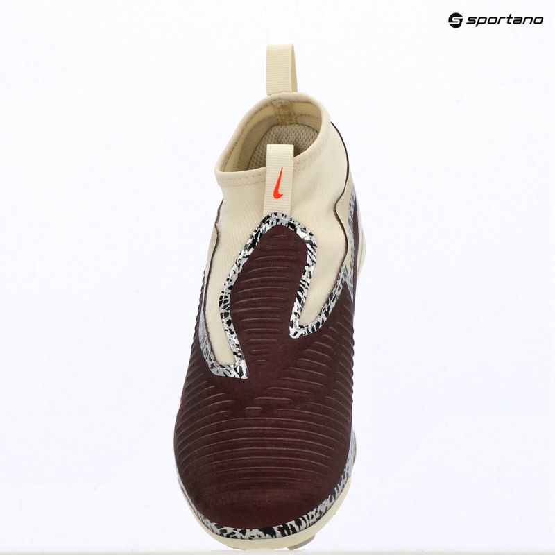 Футбольне взуття дитяче Nike United Jr. Phantom 6 High Academy MG burgundy crush/fossil/university red 9