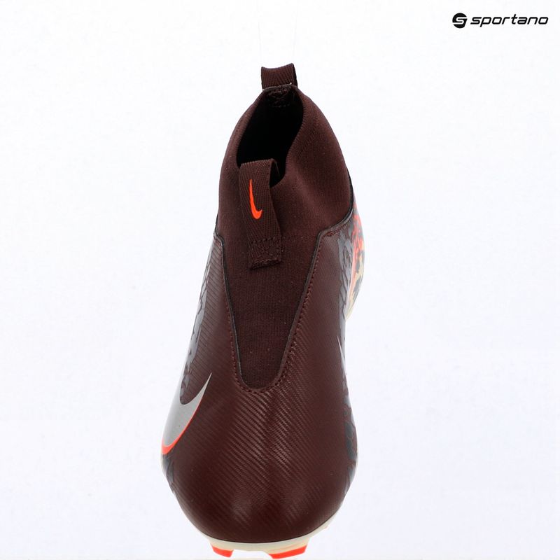 Футбольне взуття дитяче Nike United Jr. Mercurial Superfly 10 Academy MG burgundy crush/metallic silver 9