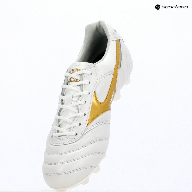 Кросівки футбольні Mizuno Morelia II Japan FG white/football gold/galaxy silver 12