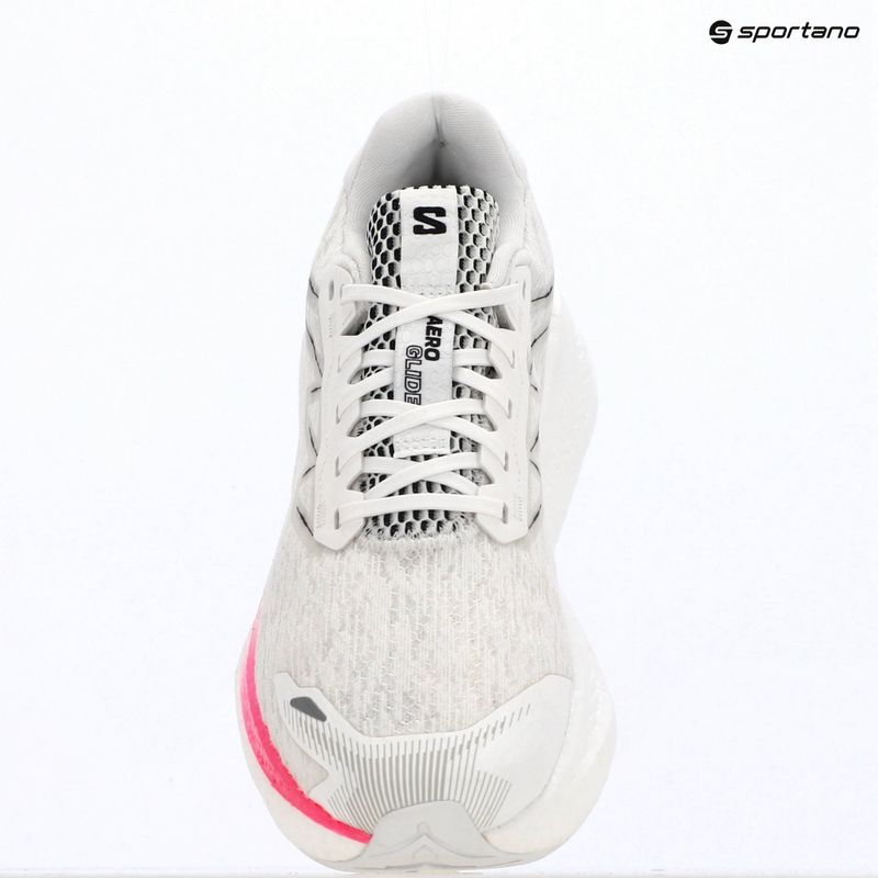 Кросівки для бігу чоловічі Salomon Aero Glide 4 white/white/black 12