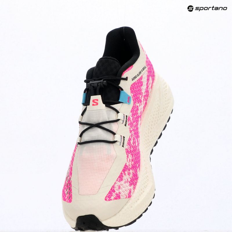 Кросівки для бігу чоловічі Salomon Aero Glide 4 GRVL vanilla ice/knockout pink/black 10